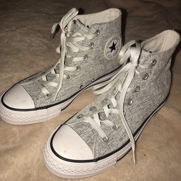 Converse Shoes - RARE Sparkly High Tops